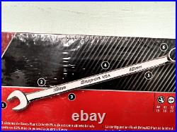 Snap On Soexlm710b 10 Piece Long Metric Flank Drive Plus Combination Wrench Set