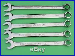 Snap On Soexm705 Metric Wrench Set Flank Drive Plus 20mm 21mm 22mm 23mm 24mm