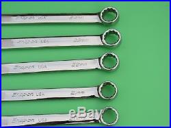 Snap On Soexm705 Metric Wrench Set Flank Drive Plus 20mm 21mm 22mm 23mm 24mm