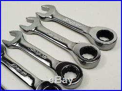 Snap On Stubby Ratchet Spanners, Incl VAT, 8-14mm OXIRM707