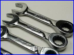 Snap On Stubby Ratchet Spanners OXIRM707 8-14mm (Incl VAT)