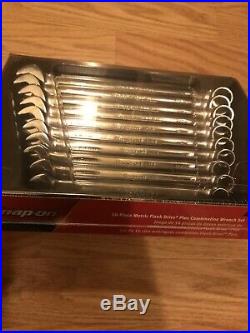 Snap On Tools 10-19 Metric Flank Drive Plus Combination Wrench Set SOEXM710 NEW
