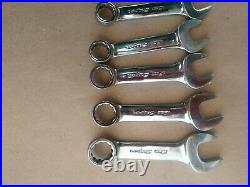 Snap On Tools 10pc Metric Midget Short Combination Wrench Set 10-19mm