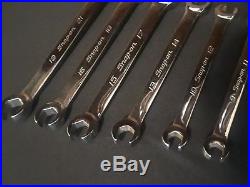 Snap On Tools 6 Piece Metric Flare Nut/Line Wrench Set 9-21mm RXFMS606B