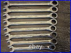 Snap-On Tools 8pc Metric Reversible Ratcheting Combination Wrench Set