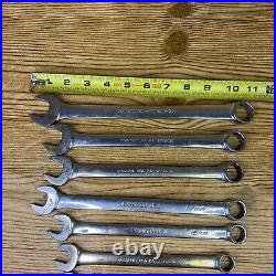 Snap On Tools 9 Piece Metric Combination Wrench Mixed Set 11-15mm 17-19mm & 21mm