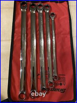 Snap On Tools Double Ended Ratcheting Wrench Set 19,18,17,15,12, XDLRM Series