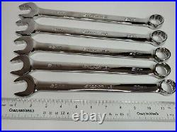 Snap On Tools NEW SOEXM705 5pc 12-Point Metric Flank Drive Plus Wrench Set 20-24