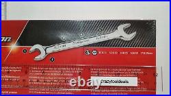 Snap On Tools NEW Sealed 5 pc Metric Standard Open-End Wrench Set VOM705 10-19MM