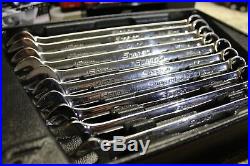 Snap On Tools OEXM710B Metric Combination Wrench Set 10-19 mm Flank Drive 1 pc