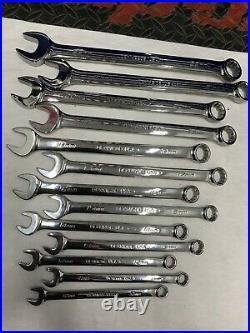 Snap-On Tools OEXM713B 13pc 10-22mm Metric Flank Drive Combination Wrench Set