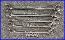 Snap On Tools Rxfms 5 Piece Metric Flare Line Wrench Set 6-point