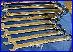 Snap-On Tools USA OEXM 9pc Metric 14-23mm Combination Wrench Set 12 Pt No 18mm