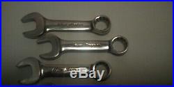 Snap On Tools USA Short Stubby Metric Wrench Set 10-19mm 12pt