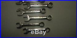 Snap On Tools USA Short Stubby Metric Wrench Set 10-19mm 12pt