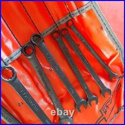 Snap-On USA 14pc Metric GOEXM Industrial Short Combination Wrench Set 6 19mm