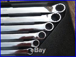 Snap On USA 6pc metric 12 point long box/ring wrench set XDHM606 Free postage