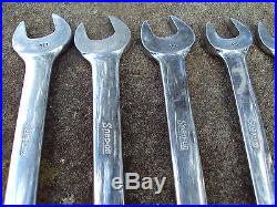 Snap On Wrench Set Short Metric Combination 12 pt 6-18mm 13 Pc Vintage Logo