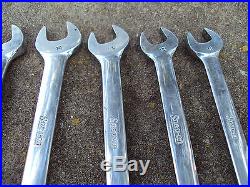Snap On Wrench Set Short Metric Combination 12 pt 6-18mm 13 Pc Vintage Logo