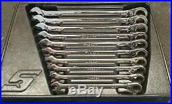 Snap On metric ratcheting box wrench set 12pt