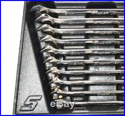 Snap-on 10 pc 12-Point Metric Flank Drive PLUS Wrench Set, 10-19 mm (SOEXM710)