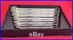 Snap-on 10 pc 12 Point Metric Flank Drive Plus Combination Wrench Set
