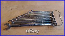 Snap-on 10-piece 12-Point Long Metric Combination Wrench Set 1019 mm OEXLM710B
