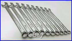 Snap-on 10pc 12pt Flank Drive Plus Metric Combo Wrench Set, 10-19mm, Wrench Rack