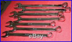 Snap-on 17pc Metric Combination 12pt Wrench Set