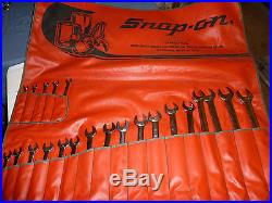 Snap-on 22 pc 12-Point Metric Combination Wrench Set (9 32 mm)