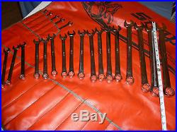 Snap-on 22 pc 12-Point Metric Combination Wrench Set (9 32 mm)