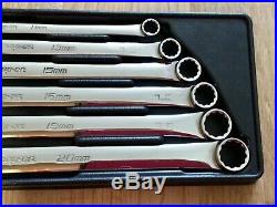 Snap-on 6-pc 12pt Metric Box Wrench Set 10-20 mm