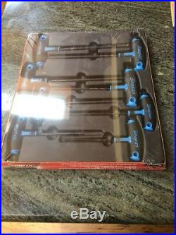 Snap-on 8 pc T-Shaped/L-Shaped Comb. Hex Wrench Set 2 mm-10 mm Model AWSGM800