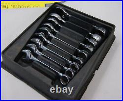 Snap-on 9 pc Metric Midget Combination Wrench Set OXIM, 11 19mm, USA, SH6132