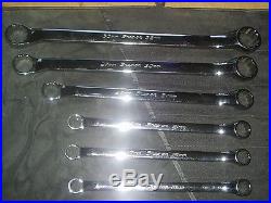 Snap-on Box End Wrench 10-piece Set Metric sizes