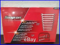 Snap on Metric Flank Drive Wrench Set 4-9 wrenches and regular size 10-19 NEW