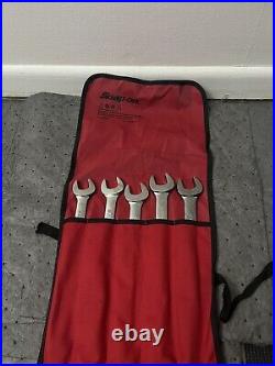 Snap-on OEXM705 Metric 5pc 20-24mm Combination Wrench Set 12 Point