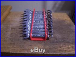 Snap-on Tools 10Pc Midget Metric 12Pt Combination Wrench Set 10-19mm #OXIM710B