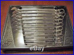 Snap-on Tools 10 Pc Metric Combination Wrench Set # OEXM710B Used in great cond