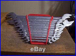 Snap-on Tools 11 Piece Metric Double Open End Wrench Set VOM Series 6mm-32mm VGC