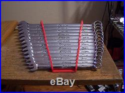 Snap-on Tools 13 Piece Metric Chrome Combination Wrench Set 10mm-22mm
