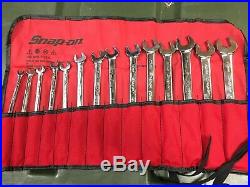 Snap-on Tools 14 Pc Metric Short Combination Wrench Set Oexsm714k 6mm -19mm New
