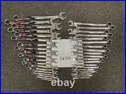 Snap-on Tools USA NEW 38pc SAE & METRIC MASTER Flank Drive Plus Combo Wrench Set