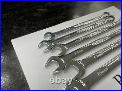Snap-on Tools USA NEW 7pc Metric 12 Point FLANK DRIVE PLUS Wrench Set SOEXM707