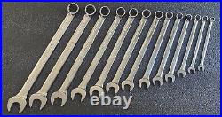 Snap-on metric 12 point combination flank drive wrench set