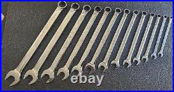 Snap-on metric 12 point combination flank drive wrench set