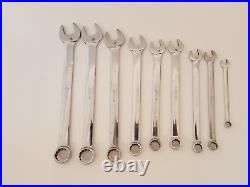 Snap-on tool combination wrench set metric set of 9