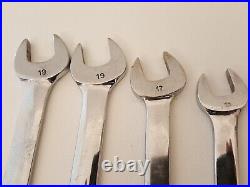 Snap-on tool combination wrench set metric set of 9