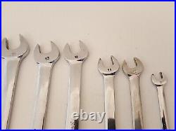 Snap-on tool combination wrench set metric set of 9