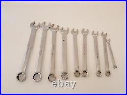 Snap-on tool combination wrench set metric set of 9